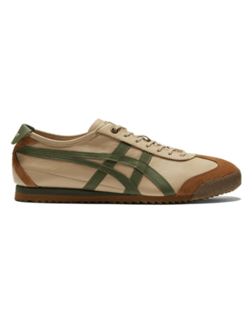 Mexico 66 SD Beige Green Onitsuka Tiger Sneakers - First Copy