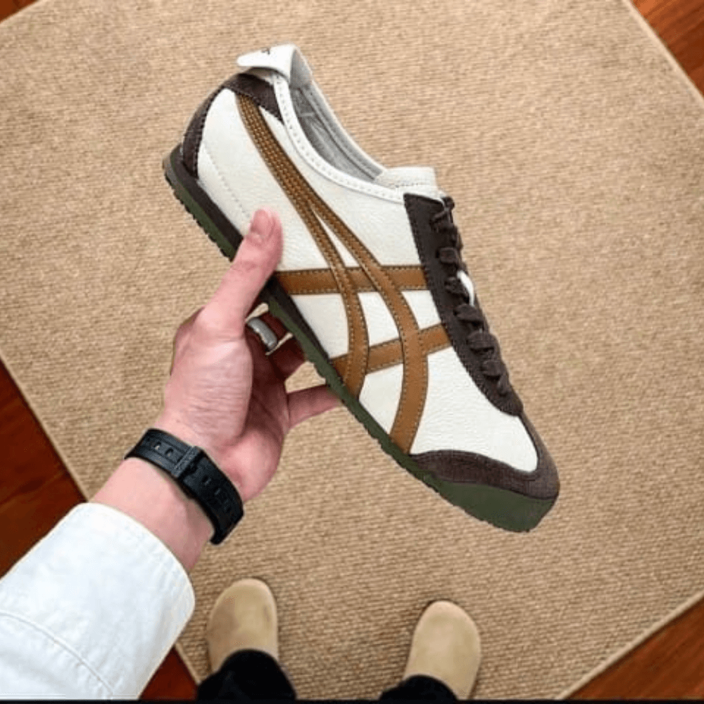 Mexico 66 Coffee Brown Onitsuka Tiger Shoes 1 Buy Mexico 66 coffee Brown Onitsuka Tiger Shoes - First Copy