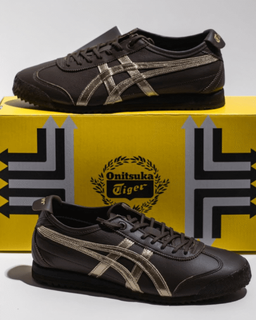 Mexico 66 SD Licorice Brown Onitsuka Tiger Shoe - First Copy