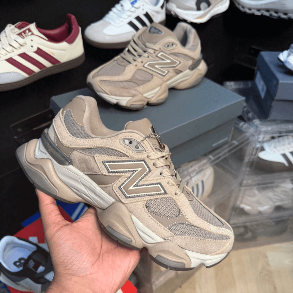 9060 Mushroom New Balance Men And Women Shoes 1 9060 Mushroom New Balance Men And Women Shoes - First Copy