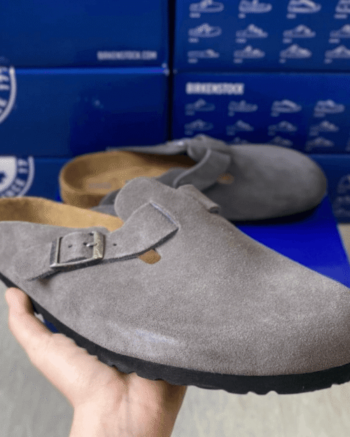 Birkenstock Boston Suede Clogs First Copy