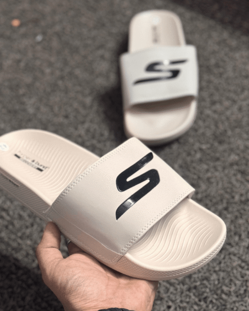 Shop Men's Hyper Burst Skechers Slide Online - 7A First Copy