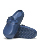 Men's EVA Birkenstock Boston Navy Blue Clogs - First Copy