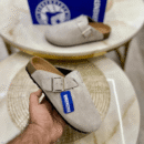 First Copy Birkenstock Boston Mules Taupe